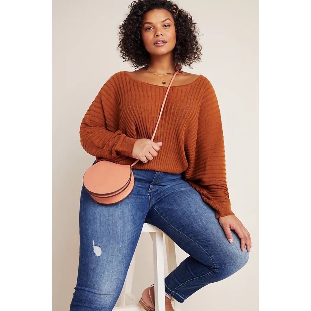 NWT ANTHROPOLOGIE KARLA BOAT NECK SWEATER - Picture 1 of 7